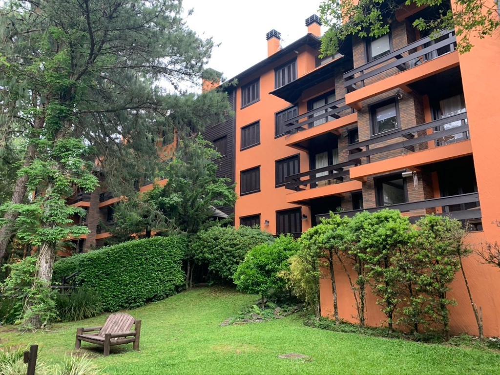 Ap Gramado Knorrville - 2 Dorm Com Lareira, Calefacao E Sacada Exterior photo